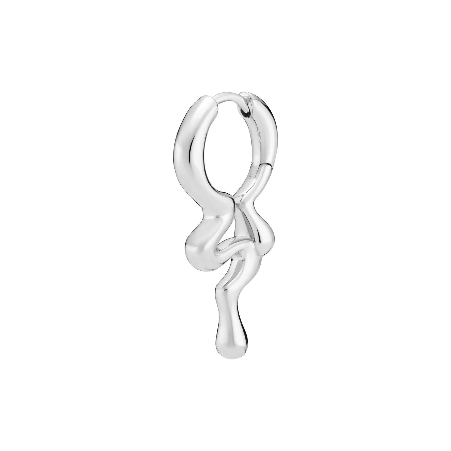 Maya Huggie ørering - sølv